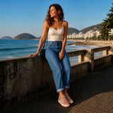 Tênis Feminino Ramarim Camurça Cacau | Conforto e Estilo Casual