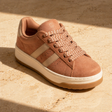 Tênis Feminino Ramarim Camurça Cacau | Conforto e Estilo Casual