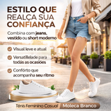 Tênis Feminino Casual Branco - Moleca