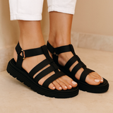 Sandália Papete Feminina Moleca Flatform