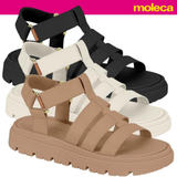 Sandália Papete Feminina Moleca Flatform