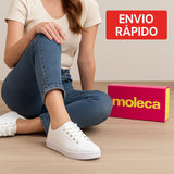 Tênis Feminino Casual Branco - Moleca