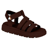 Sandália Papete Feminina Moleca Flatform