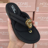 Chinelo Feminino Modare Ultra Conforto Sandália Rasteira Ortopédico Esporão